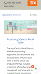 Mobile Screenshot of ergocentricstore.com